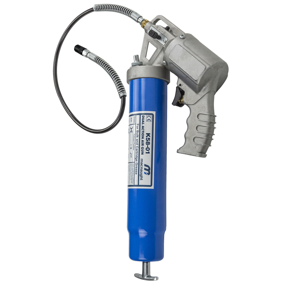 Air operated Dual action Grease gun 400g - Macnaught - Macnaught